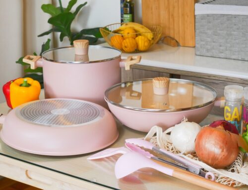 【CUOCO鍋具推薦】美到尖叫的義大利CUOCO北歐風情,粉彩鑽瓷3鍋5件組,好用不沾鍋